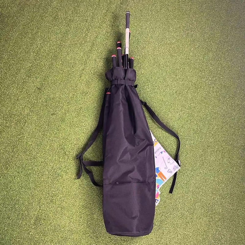 BOYEA & SKULLEAP Lightweight Golf Carry Bag (Carry 8-10 Clubs) Par 3 Golf Bag Pitch n Putt Small Golf Bag/Training, Foldable & Adjustable Double Straps, for Men/Women Gifts &Golf Course/Travel - Image 5